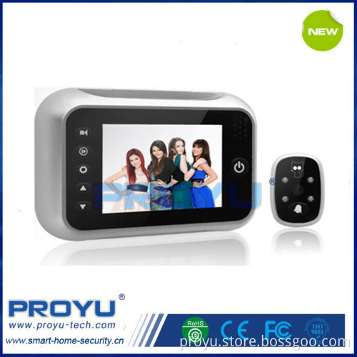 3.5" LCD color screen night vision digital peephole, digital peephole camera, digital peephole door viewer